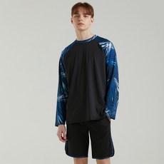 HMUS Benern Overfit 男式長袖 T 卹防護罩