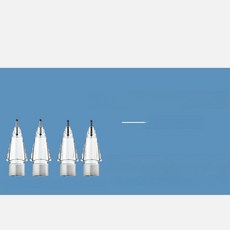 SRIOON 펜슬 프로 2세대 펜 교체 조용 미세결정 탄성 바늘 펜촉 및, 1개, 강화유리필름 2 B + 4 B 마이크로 크리스털 각 2, 기본 모델명/품번