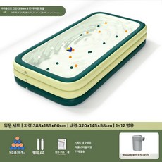 더엘픽 물놀이장 캠핑장 이동식 인텍스, 1개, 3.88m 3칸 입문 무선