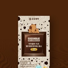 카카홀릭 키즈 멀티바이오자임 효소 어린이 유아 소화 관리 초코맛 효소, 1박스, 30회분