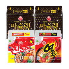 오뚜기 짜슐랭(x) + 진라면 매운맛() + 열라면() (총 ), 2개