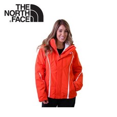 【The North Face 女 HV Heatseeker 兩件式外套《橙》】A7HX-D1T/防水/透氣/滑雪