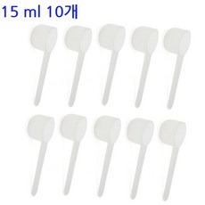 계량스푼 15ml 15g, 10개, 투명