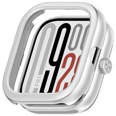 더조은셀러 샤오미 레드미 워치 호환 베젤라인 하드 케이스 2개세트, 실버, 1세트