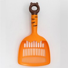 SCOOP 甜甜圈貓砂鏟 大號加厚細孔 豆腐砂貓砂鏟神器, 巧克琥珀, 10個