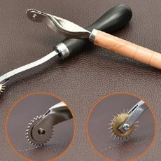 케일 공예 룰렛 홈패션 룰렛 가죽공예 바느질 스티치 룰렛, 4mm, 2개