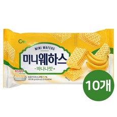 청우 미니웨하스 바나나맛, 10개, 80g