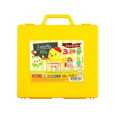 손에묻지않는크레파스 동아 노랑병아리 손에묻지않는크레용 크레파스 48색, 본상품, 1개, 상세페이지 참조