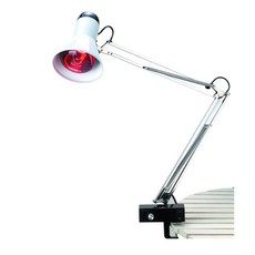 台灣製 美體照射燈 溫熱燈 (夾式/立式) 熱力照射燈 身體照射燈 美容美體 紅燈 美容燈, 紅 熱力美容燈 照射燈(立式)