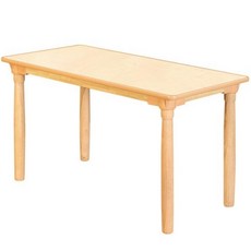 유치원 초등학교 직사각 기본 원목책상 아파트어린이집 안전한, H290mm, H290mm