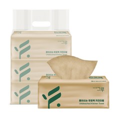그루 뽑아쓰는 천연펄프 키친타월, 100개입, 6개