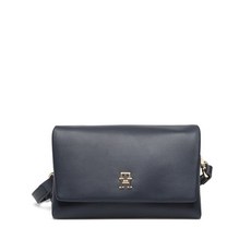 타미힐피거 로고 장식 폴드오버 크로스 백