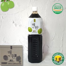 보해 매원1.5L 1박스(8개입) 매실농축액 매실원액 매실엑기스 매실청 주스 청매실 매실차, 1.5L