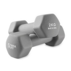 미라핏 6각무광 미용아령 요가 필라테스, 2개, 2kg