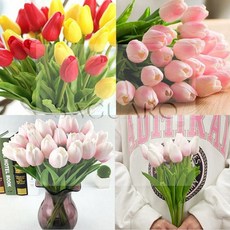 SG 조화 튤립 매장장식품, 노랑