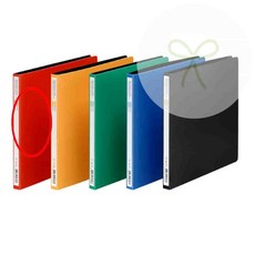 하넬룸 펀치리스화일 A5 적색 세금계산서철