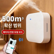 비엘디 자동디퓨저 자동분사방향제 사무실디퓨저, 화이트 단품, 1세트