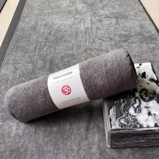 요가호환 운동매트 타월 고무재질 땀흡수 방습 빠른건조 세탁가능, 1개, 2_그레이61cm너비