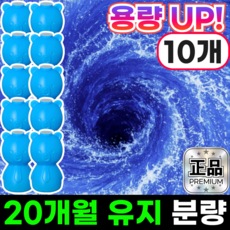 브롬비 간편세척 변기세정제 클리너 청결유지 20개월분