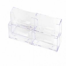 아크릴 명함꽂이 4단 명함통 명함수납 명함보관함 식당명함꽂이 명함함, 1개, 단일상품0