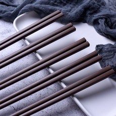 중국집젓가락 중국식젓가락 부카락 레드 10쌍 호텔 블랙 곰팡이 플레인 피로연, 1개, J. 30cm 베어 브라운 10쌍