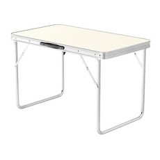 鋁合金折疊桌 便攜式夜市擺攤桌 簡易燒烤桌 戶外露營桌椅 家用小桌子 輕巧好收納 多功能餐桌, 【普通簡易款】鋼琴白⭐50*70cm