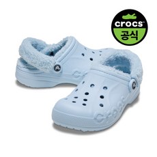 크록스 공식 성인 BAYA LINED FUZZ STRAP CLOG MBU (25FUCL206633)