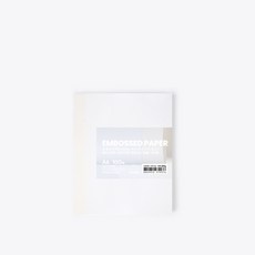 PaperPhant 질 좋고 두꺼운(200g) A6 (10.5 X14.8cm) 캘리그라피 2컬러 양면 엠보싱지(딤플), 100매