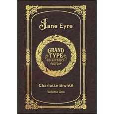 (英文圖書)Large Print - Jane Eyre Volume 1 of 2 - Grand Type Collector's Edition - Matte... 精裝版, Grand Type Classics, 英文