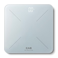 카스 H25 LED 체중계 정확한 저울 몸무게 측정, 화이트, 1개