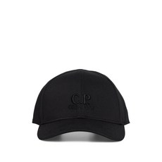C.P.컴퍼니 로고 자수 베이스볼 캡 모자