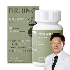DR.JINO 닥터지노 액티폴 플러스 4세대 활성형 엽산 비타민B, 1개, 60정
