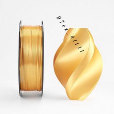 PLA絲綢 3D列印耗材 1KG 1.75mm, PLA絲綢【金色】【全新料優等品】1KG