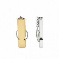 요비월드 사각 호루라기 키링 어린이호루라기키링 호각 호르라기, 골드, 1개, 단일상품1