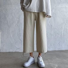 선물 빅사이즈 슬림 캐쥬얼 남자바지 밴딩 밴딩바지