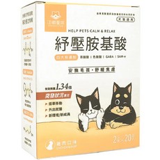 汪喵星球 紓壓胺基酸 寵物安撫保健品 雞肉鬆口味 2gx20包, 1個