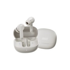 QCY 無線藍牙耳機 輕巧舒適 高音質呈現 持久續航 智能觸控 時尚外觀, 淺灰色, HT15