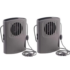 O2COOL멀티팩미스트넥개인용여행용배터리전원디럭스쿨링팬 2팩그레이123409