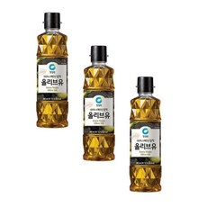 정원 청정원 올리브유 500ml 3개