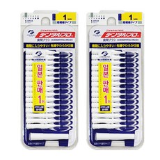 잭스 덴탈프로 치간칫솔, 0.7mm, 15개입, 2개