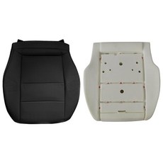 NLQR 메르세데스 벤츠 GLK250 GLK280 GLK300 GLK350 2008-2015에 맞는 블랙 교체용 운전석 사이드 하단 및 폼 쿠션 가죽 시트 커버 메르세데스 벤츠, NLQR 메르세데스 벤츠 GLK250 GLK280 GL