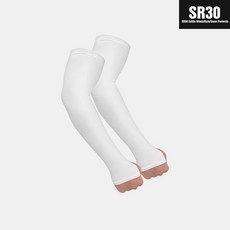 SR30 에어 스킨핏 쿨토시 양손 남여공용, 화이트