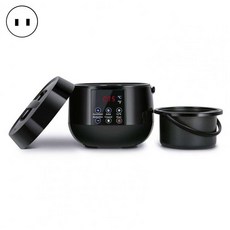 왁스 워머 지능형 온도 제어 제모기 히터 제모 ABS 멜트 머신 보울 포함 100W, 16.Black B US Plug