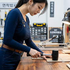 위블리 작업용 고무망치, 1개, 상세페이지 참조