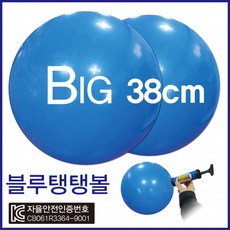 대형탱탱볼 탱탱볼 38CM 비치볼 물놀이공 짐볼 KC인증 [전진무역], 1개, 미니펌프