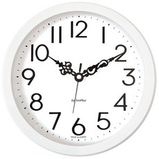 25cm 화이트 브라운 블랙 원목 국산 무소음 벽시계 소형 무음 벽걸이시계 사무실 학교 개업 집들이선물