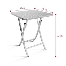 알루미늄 접이식테이블 야외 매장 테이블 스텐 테라스, K.70평방접이식테이블두꺼운알루미늄합금
