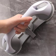 하스몰 3중 진공 무타공 흡착 안전 손잡이, 그레이, 2개