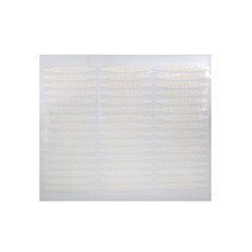 網狀雙眼皮貼 隱形雙眼皮貼 大眼神器 美妝工具, 1個, 橄欖/單張