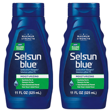 셀선블루 맥시멈 스트렝스 안티댄드러프 모이스처라이징 샴푸, 2개, 325ml